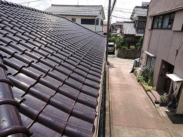 屋根全体の見渡し